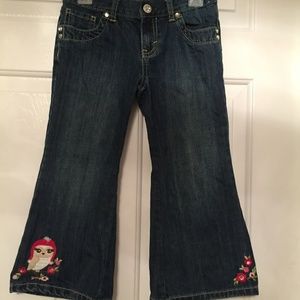 Jean size 5 plus little girl Cozy Owl